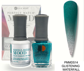 Glistening Waterfall Mood Polish DUO - Gel Polish & Lacquer PMMDS14